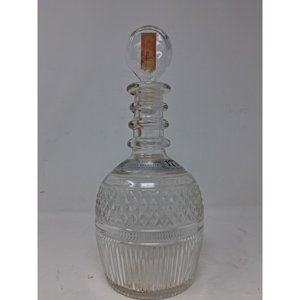 Tiffany & Co 1776 by Seagram Cut Glass Whiskey Decanter with Stopper